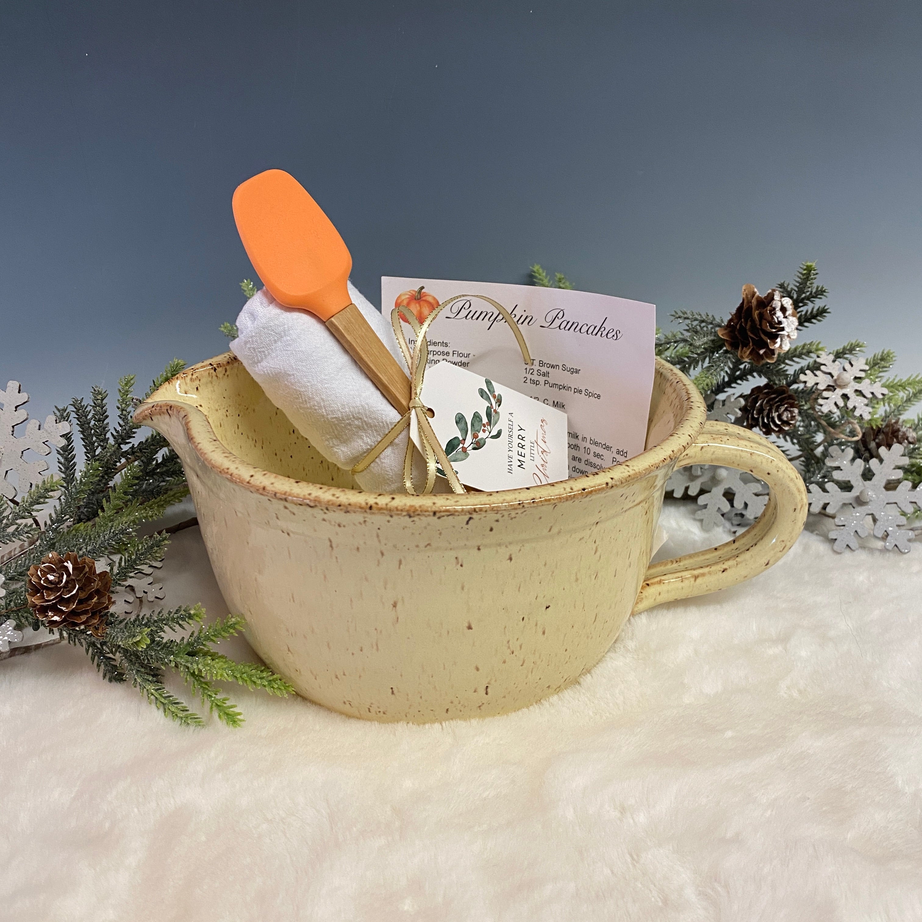 Batter Bowl | Thomas Pottery Small Gray