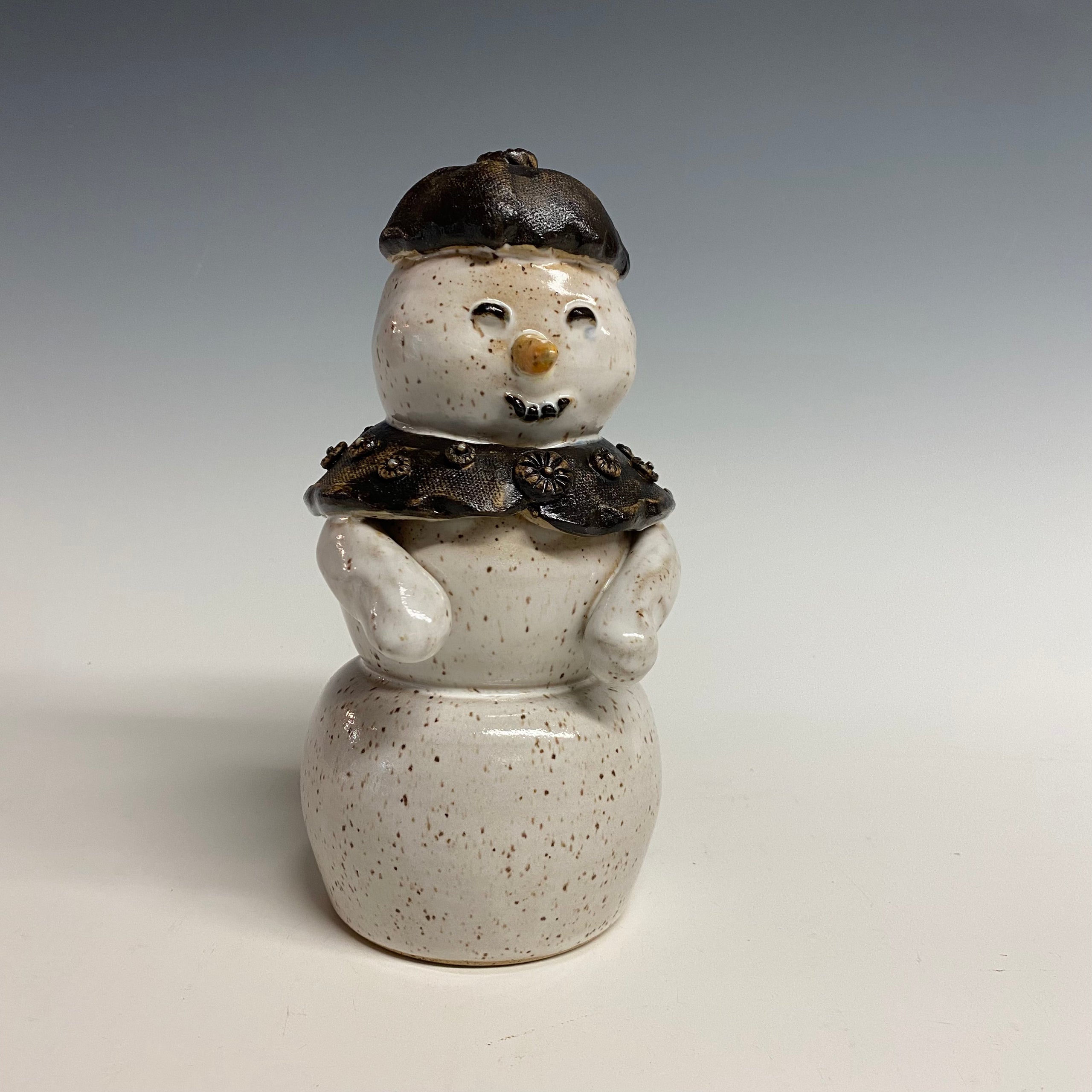 Oregon 2024 State Beavers Ceramic Snowman - Officially Licensed!